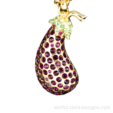 Crystal Eggplant USB